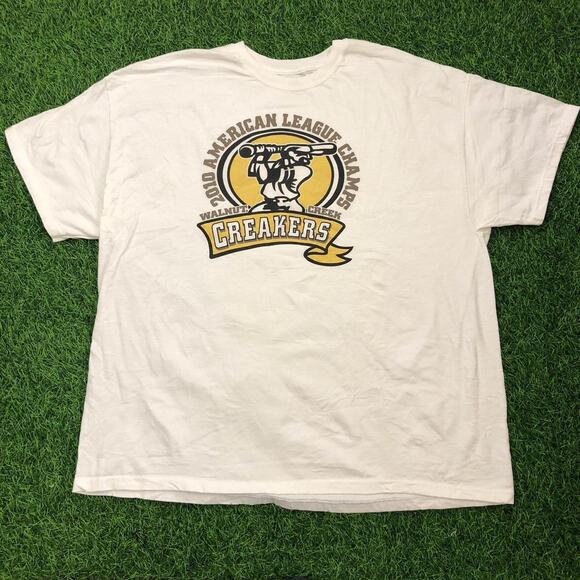 Vintage 2010 Walnut Creek Creakers Baseball Graphic Tee - Picture 1 of 4
